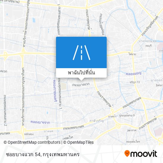 ซอยบางแวก 54 แผนที่