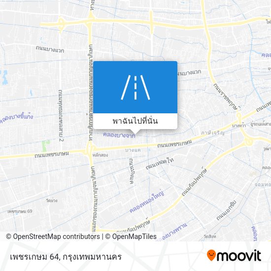 เพชรเกษม 64 แผนที่