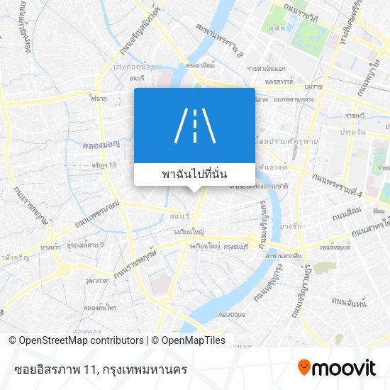 ซอยอิสรภาพ 11 แผนที่
