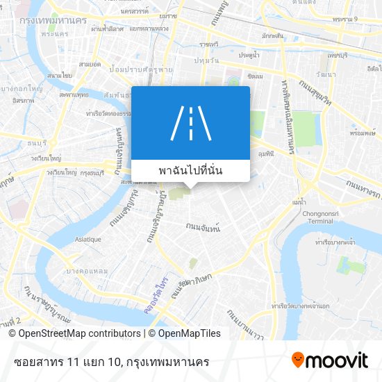 ซอยสาทร 11 แยก 10 แผนที่