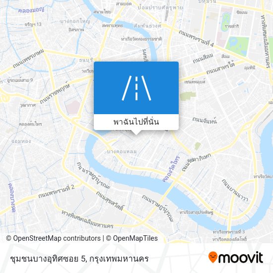 ชุมชนบางอุทิศซอย 5 แผนที่