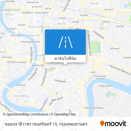 ซอยนราธิวาสราชนครินทร์ 15 แผนที่