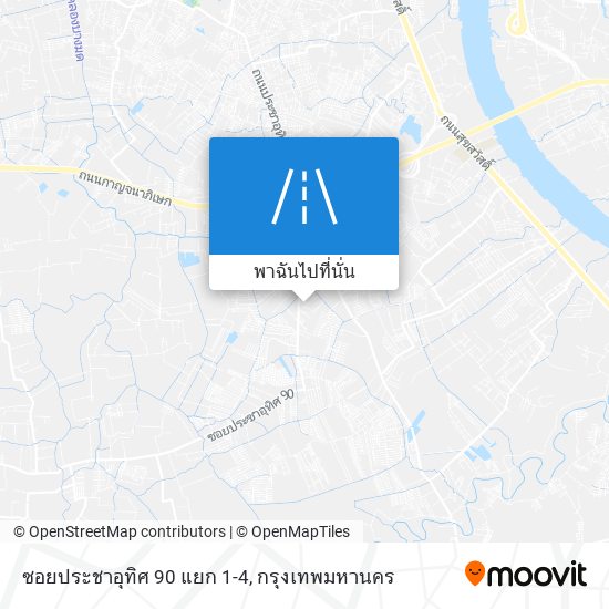 ซอยประชาอุทิศ 90 แยก 1-4 แผนที่