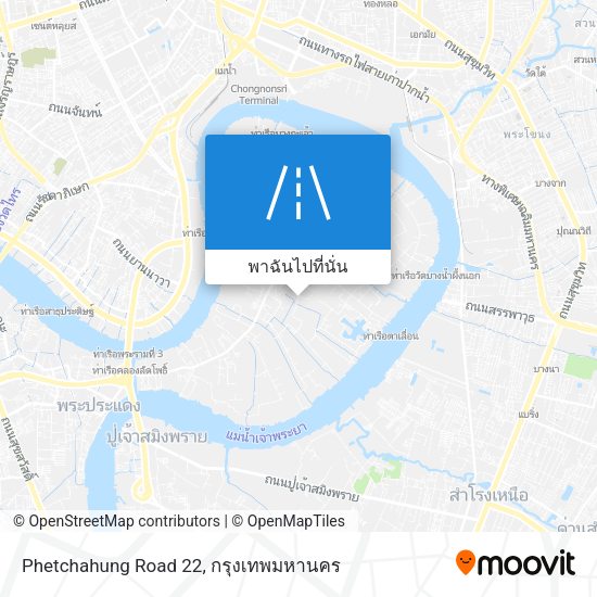 Phetchahung Road 22 แผนที่