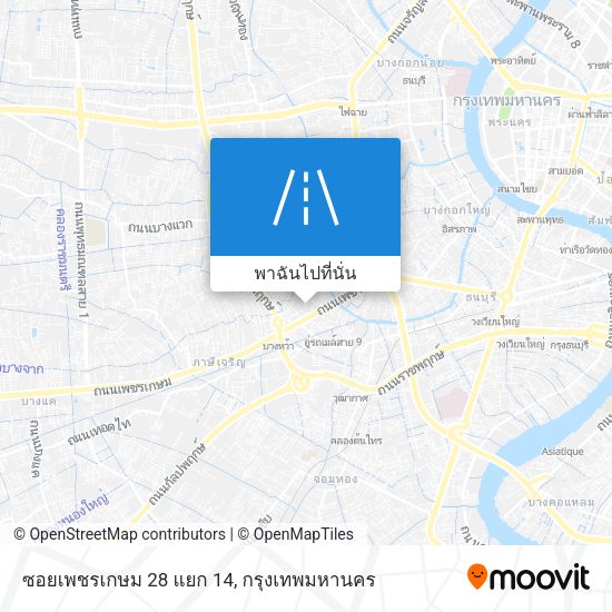 ซอยเพชรเกษม 28 แยก 14 แผนที่