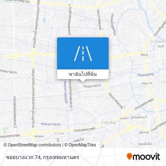ซอยบางแวก 74 แผนที่