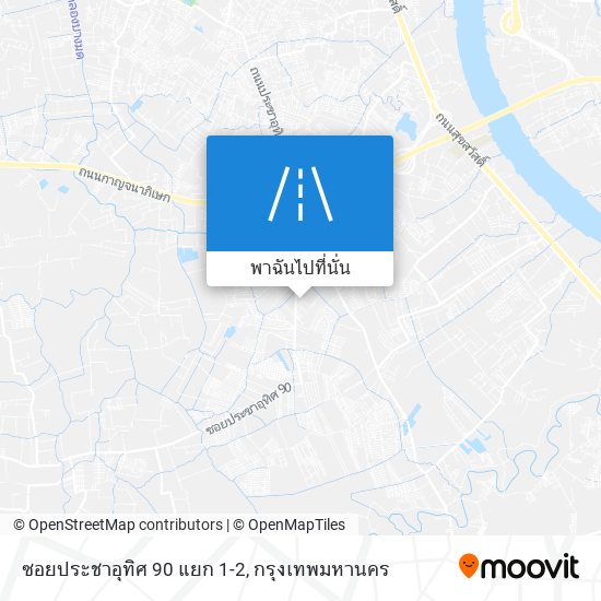 ซอยประชาอุทิศ 90 แยก 1-2 แผนที่