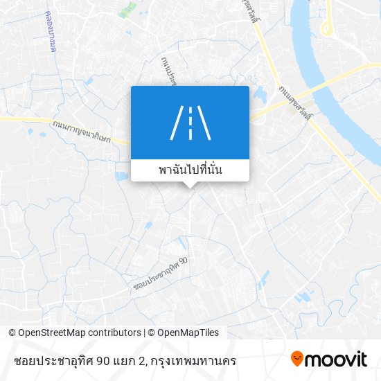 ซอยประชาอุทิศ 90 แยก 2 แผนที่