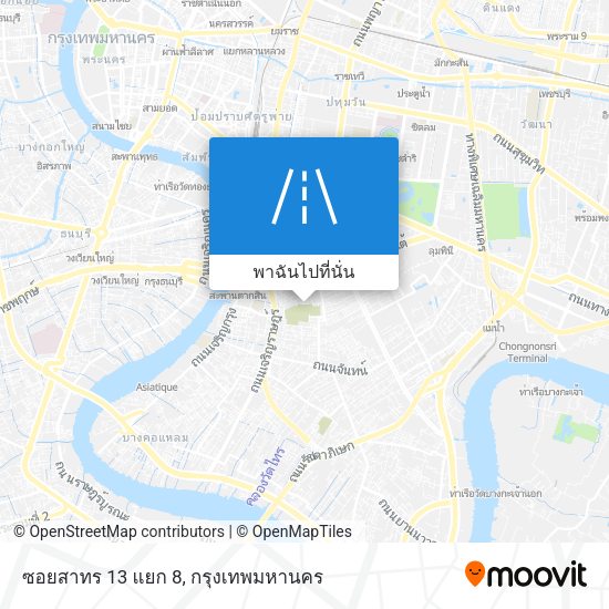 ซอยสาทร 13 แยก 8 แผนที่