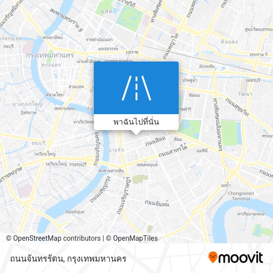 ถนนจันทรรัตน แผนที่