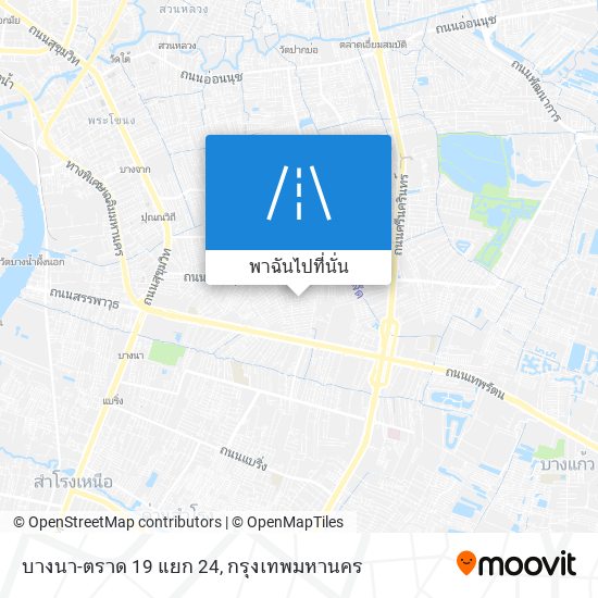 บางนา-ตราด 19 แยก 24 แผนที่