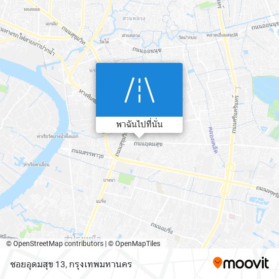 ซอยอุดมสุข 13 แผนที่