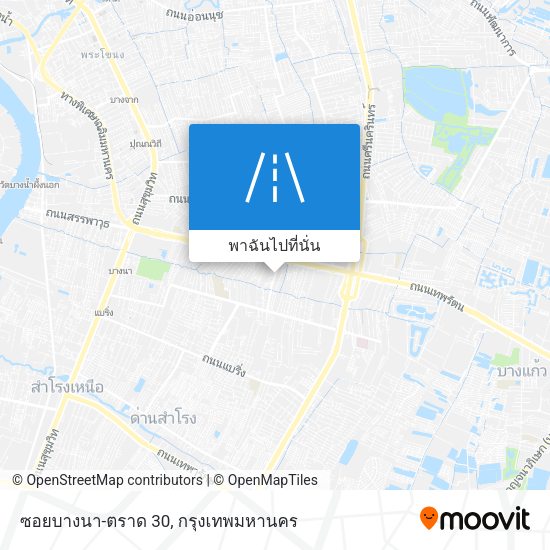 ซอยบางนา-ตราด 30 แผนที่