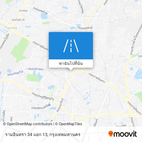 รามอินทรา 34 แยก 13 แผนที่