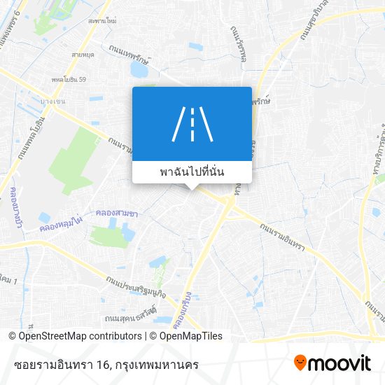 ซอยรามอินทรา 16 แผนที่