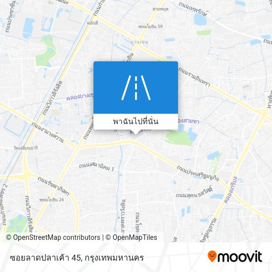 ซอยลาดปลาเค้า 45 แผนที่