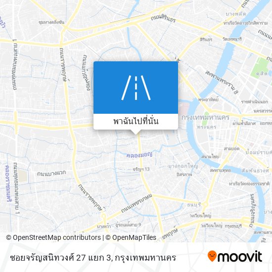 ซอยจรัญสนิทวงศ์ 27 แยก 3 แผนที่