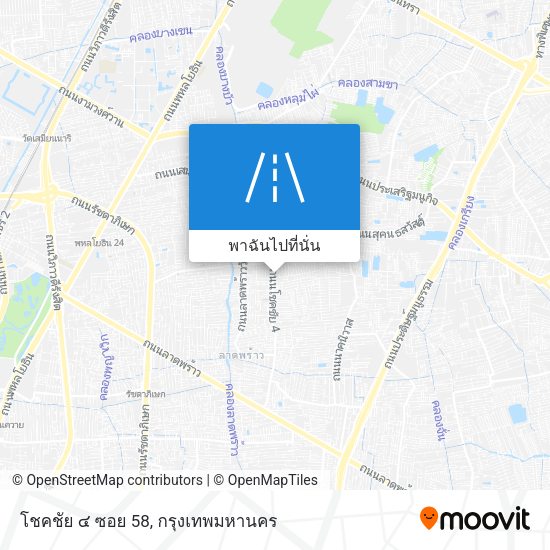 โชคชัย ๔ ซอย 58 แผนที่