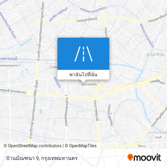 บ้านมัณฑนา 9 แผนที่