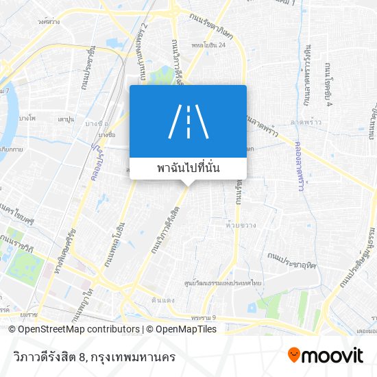 วิภาวดีรังสิต 8 แผนที่