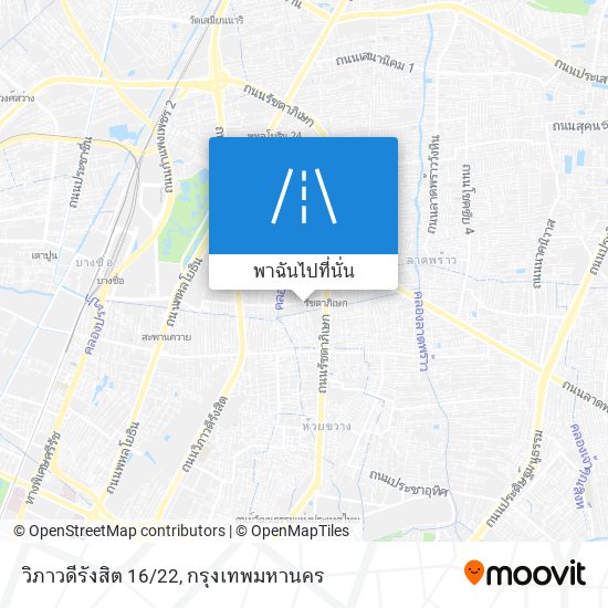 วิภาวดีรังสิต 16/22 แผนที่