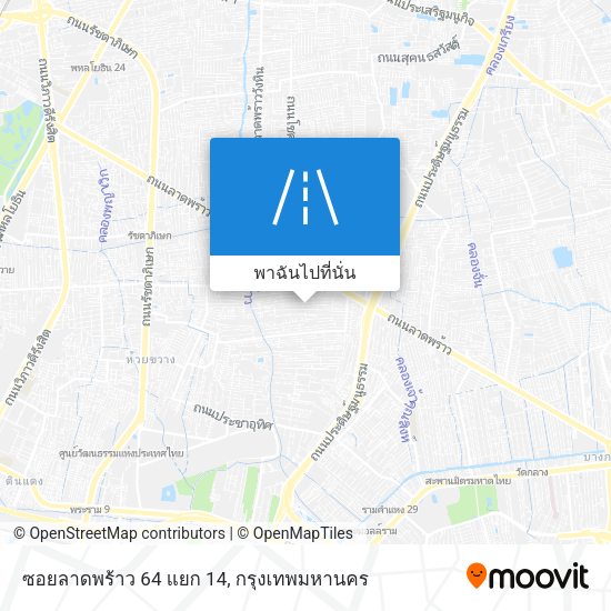 ซอยลาดพร้าว 64 แยก 14 แผนที่