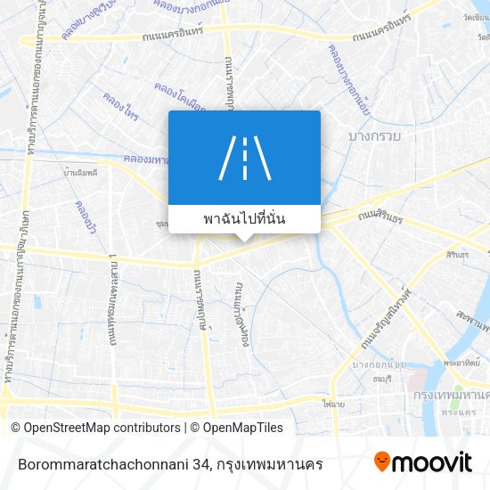 Borommaratchachonnani  34 แผนที่