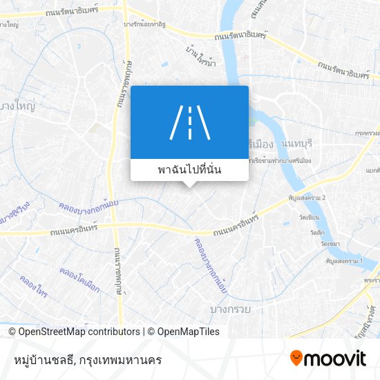 หมู่บ้านชลธี แผนที่
