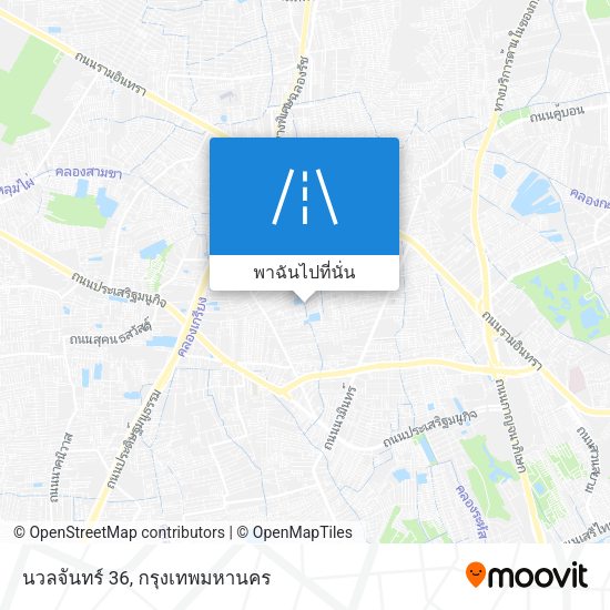 นวลจันทร์ 36 แผนที่