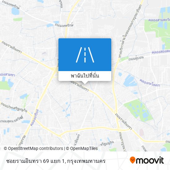 ซอยรามอินทรา 69 แยก 1 แผนที่