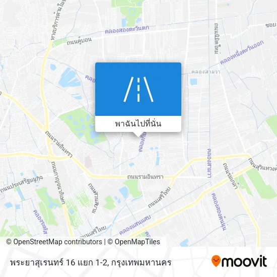 พระยาสุเรนทร์ 16 แยก 1-2 แผนที่