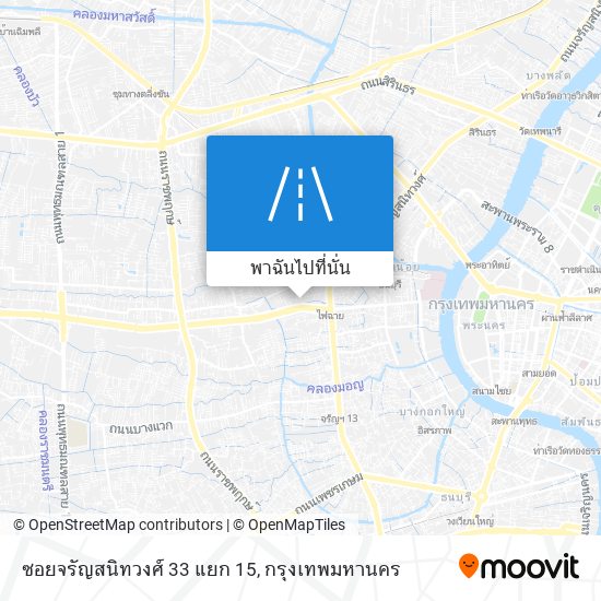 ซอยจรัญสนิทวงศ์ 33 แยก 15 แผนที่