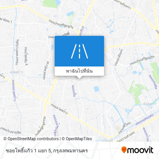 ซอยโพธิ์แก้ว 1 แยก 5 แผนที่