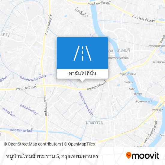 หมู่บ้านไทมส์ พระราม 5 แผนที่