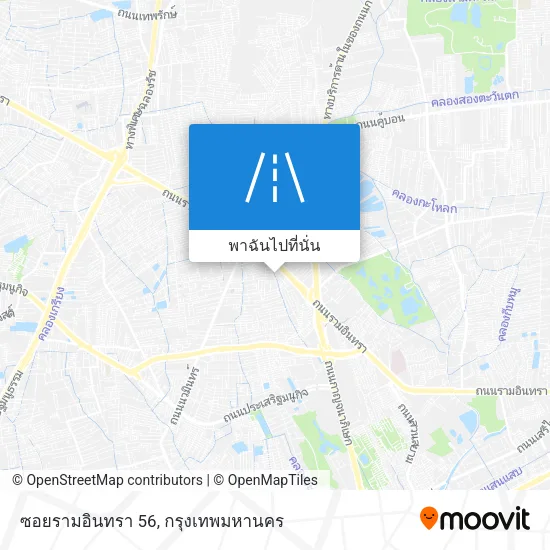 ซอยรามอินทรา 56 แผนที่