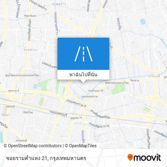ซอยรามคำแหง 21 แผนที่
