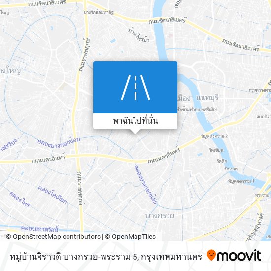 หมู่บ้านจิราวดี บางกรวย-พระราม 5 แผนที่