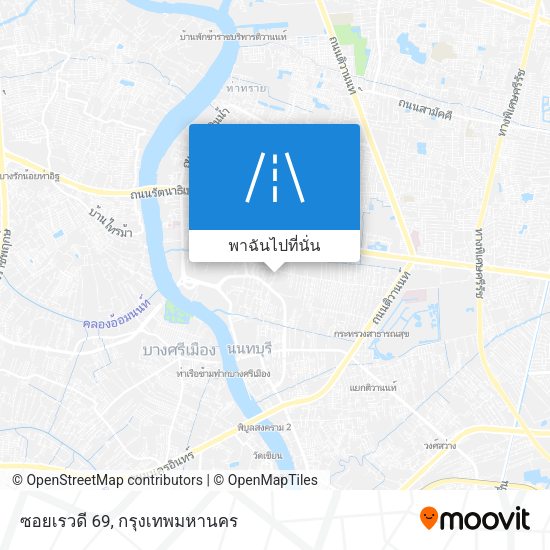 ซอยเรวดี 69 แผนที่
