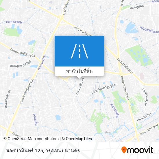 ซอยนวมินทร์ 125 แผนที่