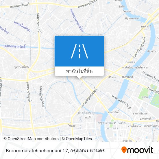 Borommaratchachonnani 17 แผนที่