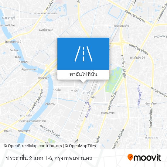 ประชาชื่น 2 แยก 1-6 แผนที่