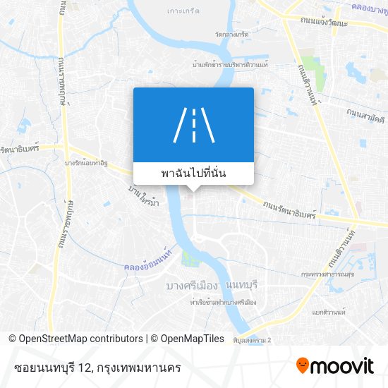ซอยนนทบุรี 12 แผนที่