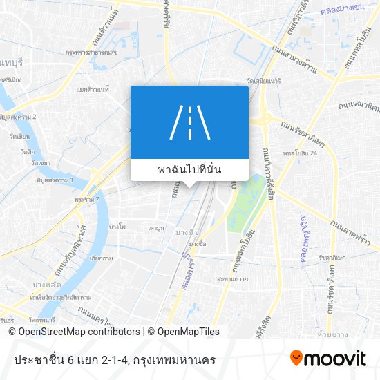 ประชาชื่น 6 แยก 2-1-4 แผนที่