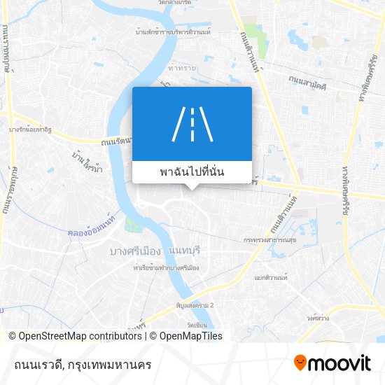 ถนนเรวดี แผนที่
