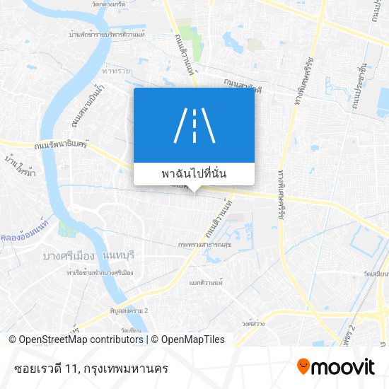 ซอยเรวดี 11 แผนที่