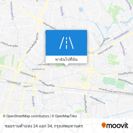 ซอยรามคำแหง 24 แยก 34 แผนที่