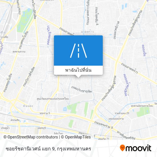 ซอยรัชดานิเวศน์ แยก 9 แผนที่