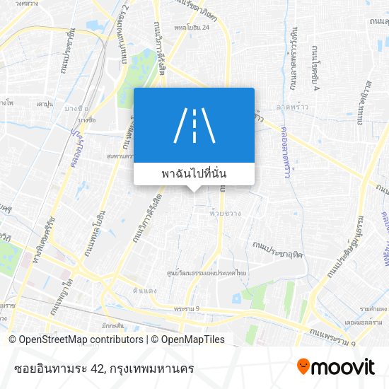 ซอยอินทามระ 42 แผนที่
