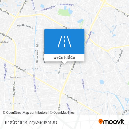 นาคนิวาส 14 แผนที่