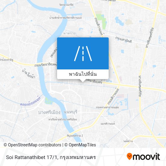 Soi Rattanathibet 17/1 แผนที่